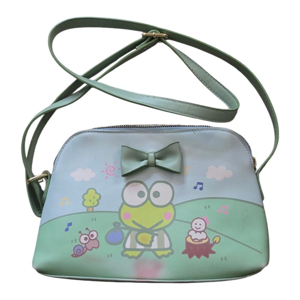 Sanrio Keroppi & Friends Trio Crossbody Bag Purse Womens Faux Leather 2024